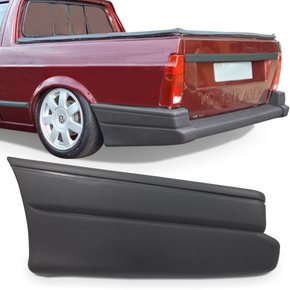 Ponteira Parachoque Traseiro Saveiro 1993 a 1997 Grande Cinza Esquerdo