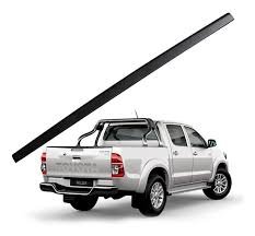 Protetor Borda Tampa Traseira Hilux 2005 a 2015 Preto