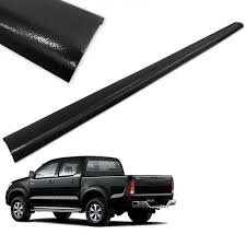Protetor Borda Tampa Traseira Hilux 2016 a 2022 Preto