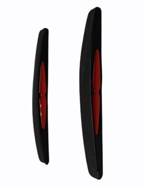 Protetor De Porta Flexível Com Resinado Refletivo Vermelho SHEKPARTS