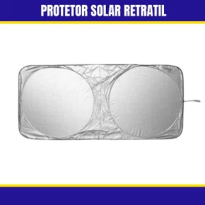 Protetor Solar Quebra-Sol Metalizado Retratil