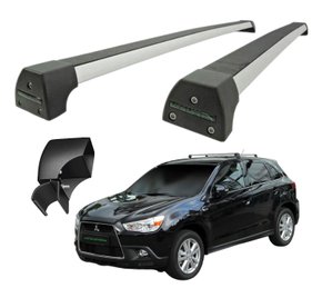 Rack de Teto Travessa Asx 2011 a 2019 Com Longarina Integrada Prata Sports Long Life