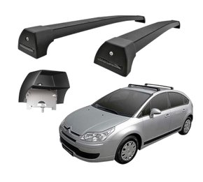Rack de Teto Citroen C4 Hatch Preto Sport LONG LIFE 