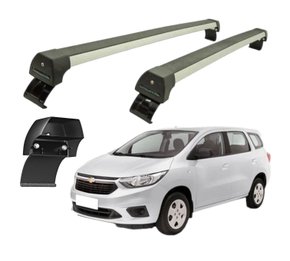 Rack de Teto Spin 2013 a 2021 Sports Prata  LONG LIFE 