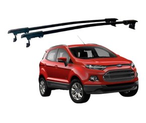 Rack de Teto Ecosport Após 2013 com Longarina Preto em Aço - NEW LIFE 