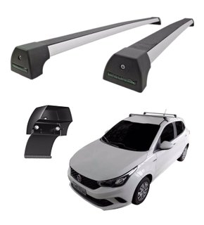 Rack Fiat Argo e Cronos 2017 Ate 2021 Prata Sports Long Life