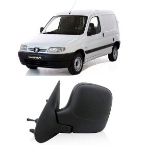Retrovisor Externo Berlingo Partner 1998 a 2002 Com Controle Interno Manual Esquerdo Motorista TYC