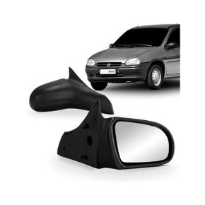 Retrovisor Externo Corsa 1994 a 2002 Classic 2003 a 2016 Corsa Wagon 1997 a 2001 Corsa Pick up 1995 a 2003 Sem Controle Interno Lado Esquerdo Motorista CODISA
