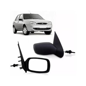 Retrovisor Externo Fiesta 1996 a 2001 com Controle Interno Manual Lado Direito Caroneiro RETROVEX