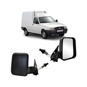 Retrovisor Externo Fiorino 1997 a 2011 com Controle Interno Manual Lado Direito Caroneiro RETROVEX