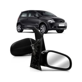 Retrovisor Externo Fox Spacefox Crossfox 2003 a 2010 Com Controle Interno Manual Lado Esquerdo Motorista MIRROR