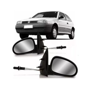 Retrovisor Externo Gol Parati G2 1996 a 2002 2 Portas com Controle Interno Manual Lado Direito Caroneiro CODISA 