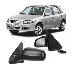Retrovisor Externo Gol G3 G4 1999 a 2014 4 portas Parati G3 G4 1999 a 2012 4 Portas Saveiro 1999 a 2009 Com Controle Interno Manual Lado Esquerdo Motorista RETROVEX