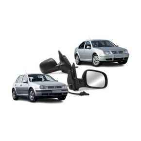 Retrovisor Externo Golf 1998 a 2007 Regulagem Elétrico Lado Esquerdo Motorista RETROVEX