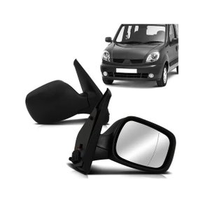 Retrovisor Externo Kangoo 2003 a 2018 Com Controle Interno Manual Lado Esquerdo Motorista MIRROR