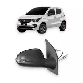 Retrovisor Externo Mobi 2016 a 2022 C/C Com Pisca Esquerdo