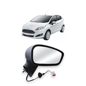 Retrovisor Externo New Fiesta Apos 2013 C/ Cont. Eletrica Com Pisca Direito