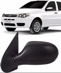 Retrovisor Externo Palio 2 Portas Fire Economy 2011 a 2017 Strada 2011 a 2013 Sem Controle Interno Lado Esquerdo Motorista RETROVEX
