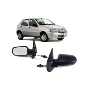 Retrovisor Externo Palio 2 Portas Strada Fire 2001 a 2003 Com Controle Interno Manual Lado Direito Caroneiro RETROVEX