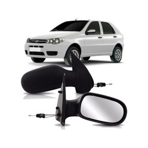 Retrovisor Externo Palio Siena Palio Weekend 4 Portas 2004 a 2007 Com Controle Interno Manual Lado Direito Caroneiro RETROVEX