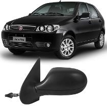 Retrovisor Externo Palio Siena Palio Weekend Fire Economy 4 Portas 2011 a 2017 Grande Com Controle Interno Manual Lado Direito Caroneiro METAGAL