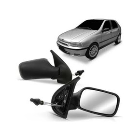 Retrovisor Externo Palio Siena Palio Weekend 4 Portas 1996 a 2000 Com Controle Interno Manual Lado Direito Caroneiro RETROVEX