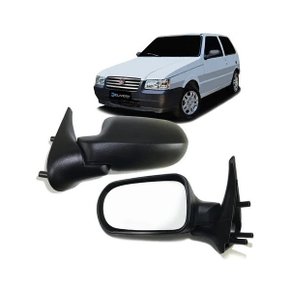 Retrovisor Externo Uno Fire 2005 a 2009 2 Portas Sem Controle Interno Lado Esquerdo Motorista RETROVEX