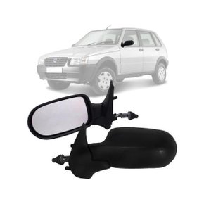 Retrovisor Externo Uno Fire 2005 a 2009 4 Portas Com Controle Interno Manual Lado Direito Caroneiro RETROVEX