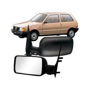 Retrovisor Externo Uno Premio Elba 1988 a 1995 sem Controle Interno Lado Esquerdo Motorista RETROVEX