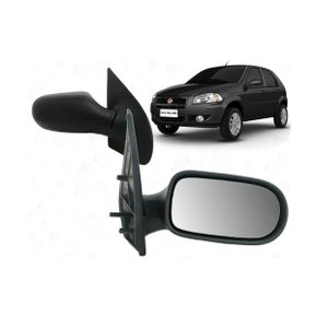 Retrovisor Fiat Siena Palio Weekend 4 Portas 2008 a 2012 Sem Regulagem Interna Direito Caroneiro RETROVEX
