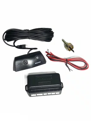 Sensor de Estacionamento 4 Pontos Preto Fosco Universal TECH ONE