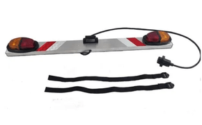 Sinalizador e Suporte Placa Para Transbike Em Aluminio METAL LINI