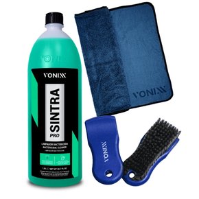 Sintra Pro 1,5L + Escova Para Tecidos e Couros + Toalha Microfibra De Secagem Vonixx