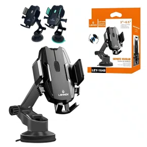 SUPORTE CELULAR VEICULAR VENTOSA LEHMOX LEY-1648