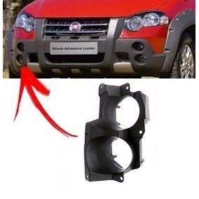 Suporte Farol Milha Auxiliar Palio Strada Locker 2012 a 2019 Direito Caroneiro