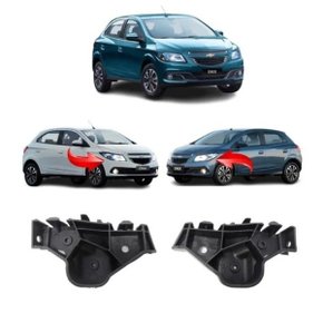 Suporte Guia Do Parachoque Dianteiro Onix Prisma 2012 a 2016 Lado Esquerdo Motorista 