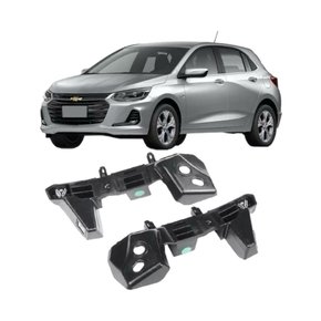 Suporte Guia Do Parachoque Dianteiro Onix Prisma 2020 a 2024 Lado Esquerdo Motorista 