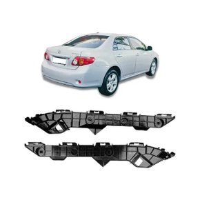 Suporte Guia Do Parachoque Traseiro Corolla 2008 a 2014 Lado Esquerdo Motorista 