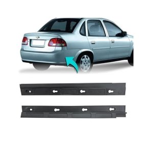 Suporte Guia Do Parachoque Traseiro Corsa Classic 2002 a 2016 Lado Esquerdo Motorista 