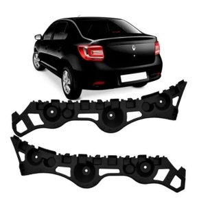 Suporte Guia Do Parachoque Traseiro Logan 2014 a 2020 Lado Esquerdo Motorista 