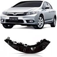 Suporte Guia Parachoque Dianteiro Civic 2007 a 2012 Esquerdo Motorista 