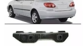 Suporte Guia Parachoque Traseiro Corolla 2003 a 2008 Esquerdo Motorista