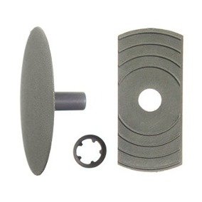 Tampa Furo Manivela Máquina de Vidro Cinza