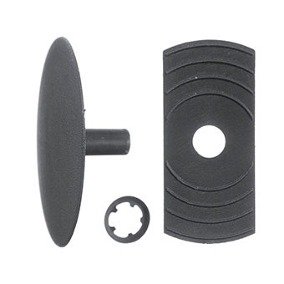 Tampa Furo Manivela Máquina de Vidro Preto