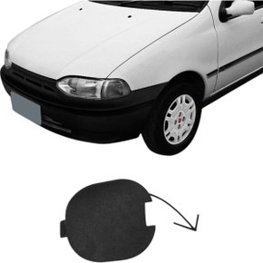 Tampa Reboque Parachoque Dianteiro Palio G1 1996 a 2002 Preto
