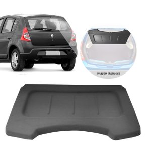 Tampão Bagagito Porta Malas Sandero 2008 a 2014 Preto 