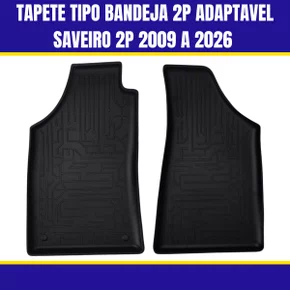 Tapete Tipo Bandeja 2P Adaptavel Saveiro 2P 2009 a 2026 2PC