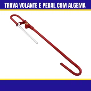 Trava Volante e  Pedal Com Algema SW