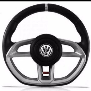 Volante Modelo Golf Gti Sem Cubo Prata