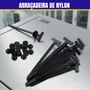 Abracadeira De Nylon Com Fecho 90 mm X 4,8 mm Preta 20PC
